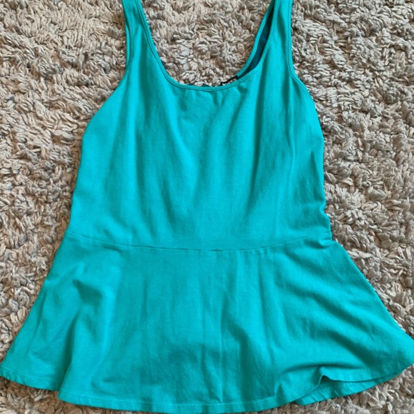 💜5/25 Express peplum shirt - Picture 1 of 3